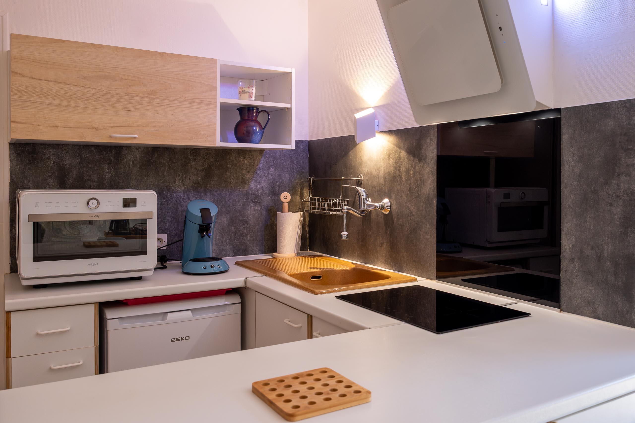 gite l'épicéa : cuisine 4m2
